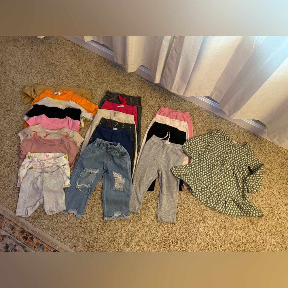 Girls 18 Months Clothing Lot – Mixed Brands